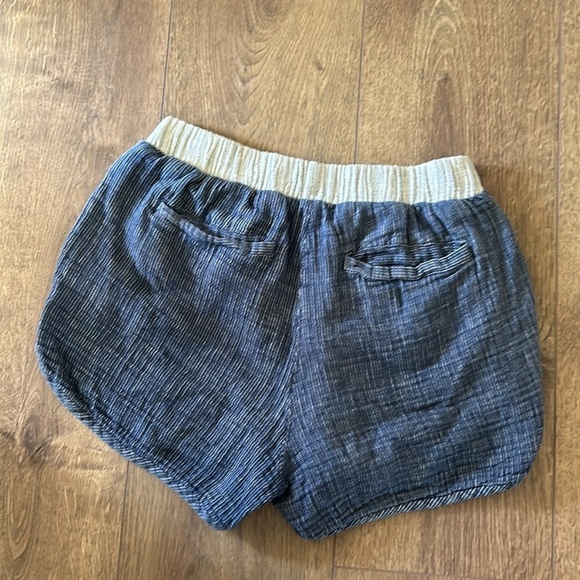 Madewell Linen/Corton Shorts Size XS Blue & gray Color - Picture 6 of 8